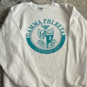 Gamma Phi Beta size M white crew neck